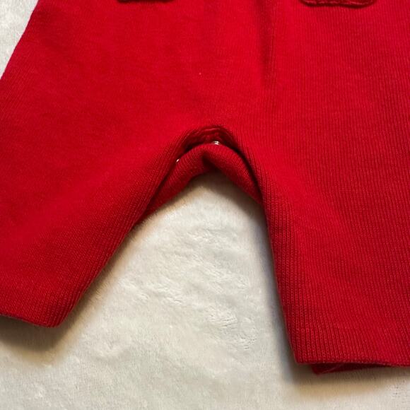 Ralph Lauren Sweater Romper sz 3 m Red Knit Sweater Romper - Picture 8 of 10